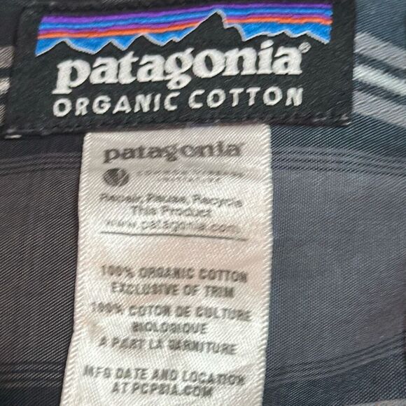 Patagonia Men's Worn Wear Wagner Plaid Shirt Size M Medium Style 54030 Snaps - Picture 6 of 9